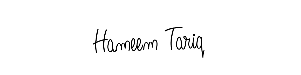 How to make Hameem Tariq signature? Angelique-Rose-font-FFP is a professional autograph style. Create handwritten signature for Hameem Tariq name. Hameem Tariq signature style 5 images and pictures png