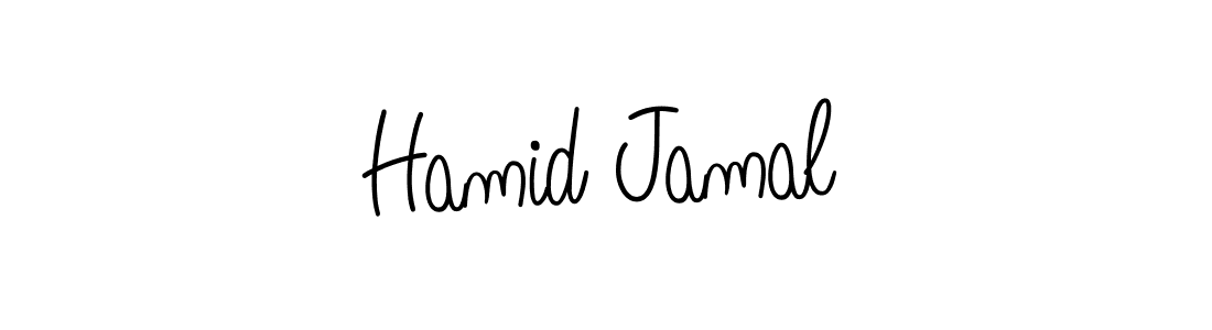 Hamid Jamal stylish signature style. Best Handwritten Sign (Angelique-Rose-font-FFP) for my name. Handwritten Signature Collection Ideas for my name Hamid Jamal. Hamid Jamal signature style 5 images and pictures png