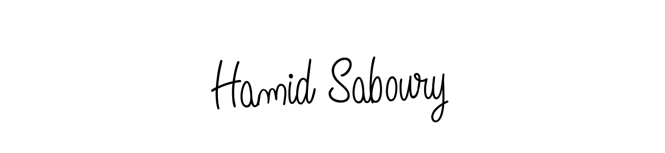 Design your own signature with our free online signature maker. With this signature software, you can create a handwritten (Angelique-Rose-font-FFP) signature for name Hamid Saboury. Hamid Saboury signature style 5 images and pictures png