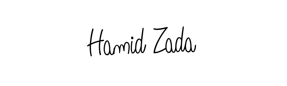 Make a beautiful signature design for name Hamid Zada. With this signature (Angelique-Rose-font-FFP) style, you can create a handwritten signature for free. Hamid Zada signature style 5 images and pictures png