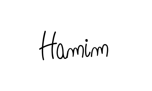Create a beautiful signature design for name Hamim. With this signature (Angelique-Rose-font-FFP) fonts, you can make a handwritten signature for free. Hamim signature style 5 images and pictures png