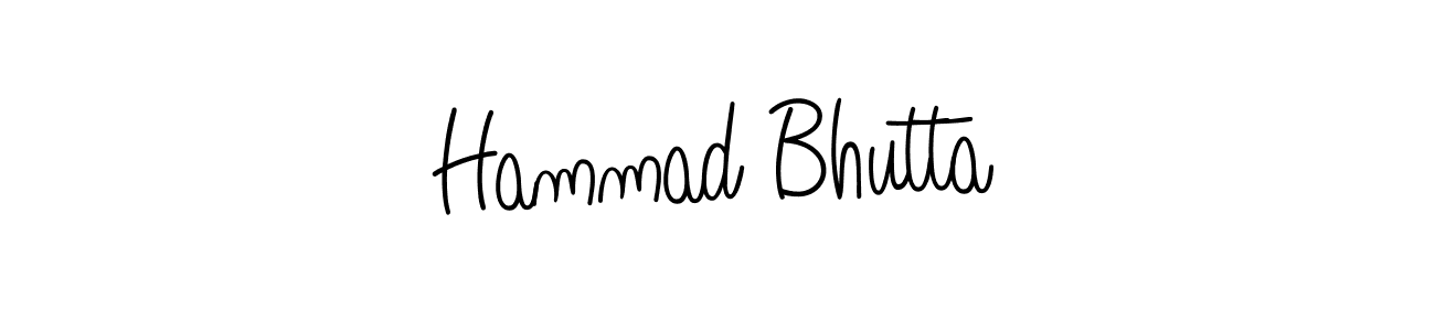 Create a beautiful signature design for name Hammad Bhutta. With this signature (Angelique-Rose-font-FFP) fonts, you can make a handwritten signature for free. Hammad Bhutta signature style 5 images and pictures png