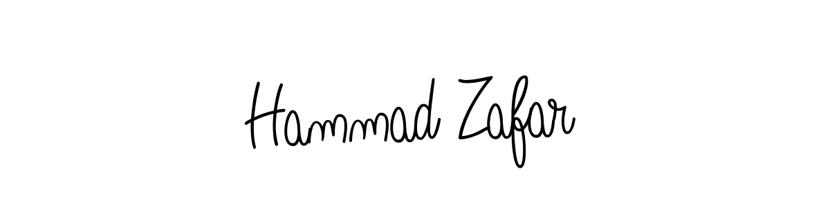 Create a beautiful signature design for name Hammad Zafar. With this signature (Angelique-Rose-font-FFP) fonts, you can make a handwritten signature for free. Hammad Zafar signature style 5 images and pictures png
