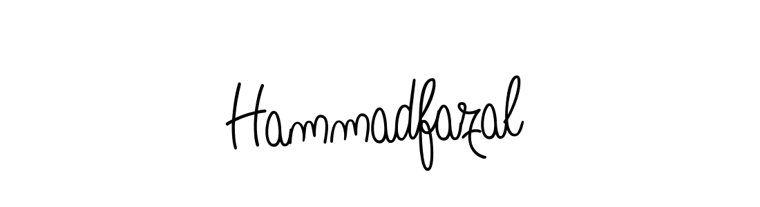 Create a beautiful signature design for name Hammadfazal. With this signature (Angelique-Rose-font-FFP) fonts, you can make a handwritten signature for free. Hammadfazal signature style 5 images and pictures png