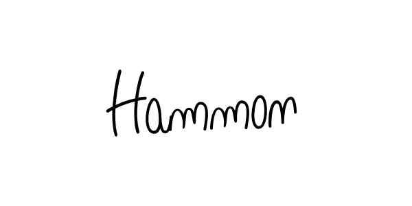 You should practise on your own different ways (Angelique-Rose-font-FFP) to write your name (Hammon) in signature. don't let someone else do it for you. Hammon signature style 5 images and pictures png