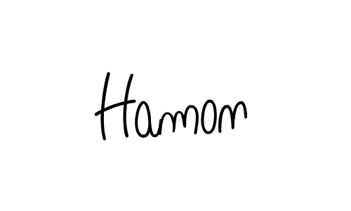 You should practise on your own different ways (Angelique-Rose-font-FFP) to write your name (Hamon) in signature. don't let someone else do it for you. Hamon signature style 5 images and pictures png