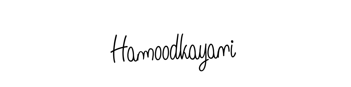 Create a beautiful signature design for name Hamoodkayani. With this signature (Angelique-Rose-font-FFP) fonts, you can make a handwritten signature for free. Hamoodkayani signature style 5 images and pictures png