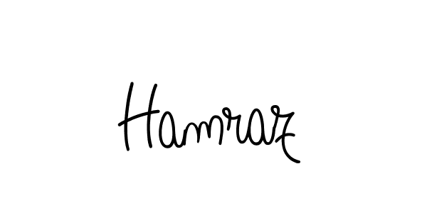 Hamraz stylish signature style. Best Handwritten Sign (Angelique-Rose-font-FFP) for my name. Handwritten Signature Collection Ideas for my name Hamraz. Hamraz signature style 5 images and pictures png