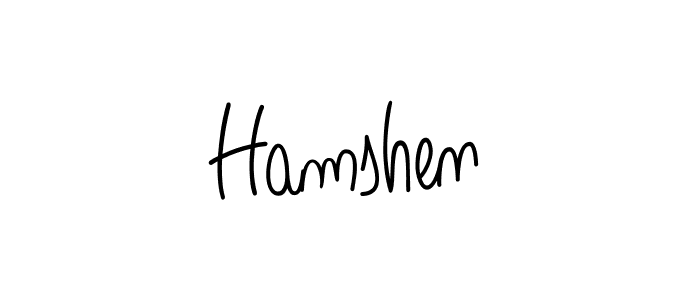 Once you've used our free online signature maker to create your best signature Angelique-Rose-font-FFP style, it's time to enjoy all of the benefits that Hamshen name signing documents. Hamshen signature style 5 images and pictures png