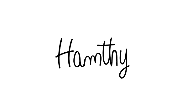 Once you've used our free online signature maker to create your best signature Angelique-Rose-font-FFP style, it's time to enjoy all of the benefits that Hamthy name signing documents. Hamthy signature style 5 images and pictures png