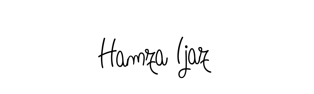 Angelique-Rose-font-FFP is a professional signature style that is perfect for those who want to add a touch of class to their signature. It is also a great choice for those who want to make their signature more unique. Get Hamza Ijaz name to fancy signature for free. Hamza Ijaz signature style 5 images and pictures png