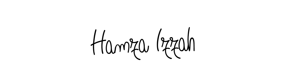 if you are searching for the best signature style for your name Hamza Izzah. so please give up your signature search. here we have designed multiple signature styles  using Angelique-Rose-font-FFP. Hamza Izzah signature style 5 images and pictures png