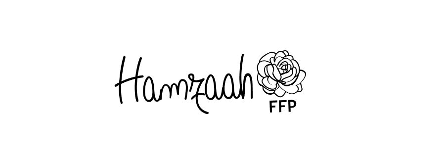 How to Draw Hamzaah1  signature style? Angelique-Rose-font-FFP is a latest design signature styles for name Hamzaah1 . Hamzaah1  signature style 5 images and pictures png