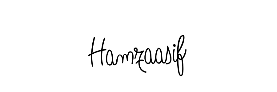 Hamzaasif stylish signature style. Best Handwritten Sign (Angelique-Rose-font-FFP) for my name. Handwritten Signature Collection Ideas for my name Hamzaasif. Hamzaasif signature style 5 images and pictures png