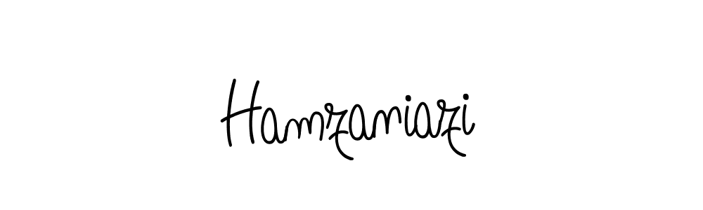 How to make Hamzaniazi signature? Angelique-Rose-font-FFP is a professional autograph style. Create handwritten signature for Hamzaniazi name. Hamzaniazi signature style 5 images and pictures png