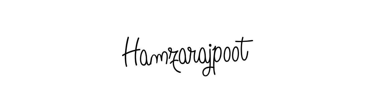 Create a beautiful signature design for name Hamzarajpoot. With this signature (Angelique-Rose-font-FFP) fonts, you can make a handwritten signature for free. Hamzarajpoot signature style 5 images and pictures png