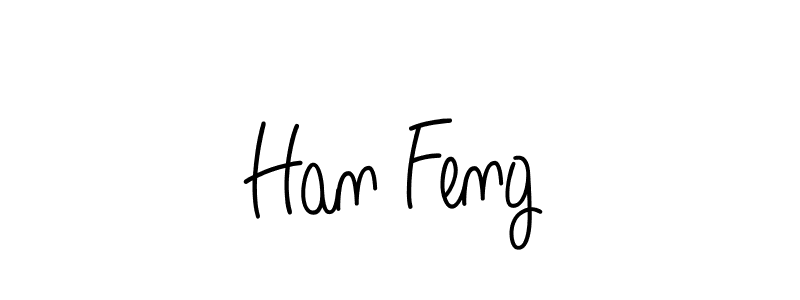 The best way (Angelique-Rose-font-FFP) to make a short signature is to pick only two or three words in your name. The name Han Feng include a total of six letters. For converting this name. Han Feng signature style 5 images and pictures png