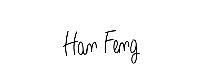 The best way (Angelique-Rose-font-FFP) to make a short signature is to pick only two or three words in your name. The name Han Feng include a total of six letters. For converting this name. Han Feng signature style 5 images and pictures png