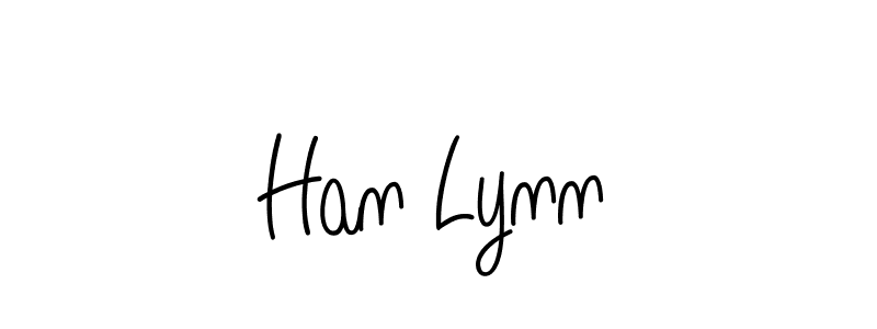 Create a beautiful signature design for name Han Lynn. With this signature (Angelique-Rose-font-FFP) fonts, you can make a handwritten signature for free. Han Lynn signature style 5 images and pictures png