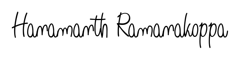 Express your personality with a custom Hanamanth Ramanakoppa signature crafted with Angelique-Rose-font-FFP typography. Free transparent PNG download available. Hanamanth Ramanakoppa signature style 5 images and pictures png
