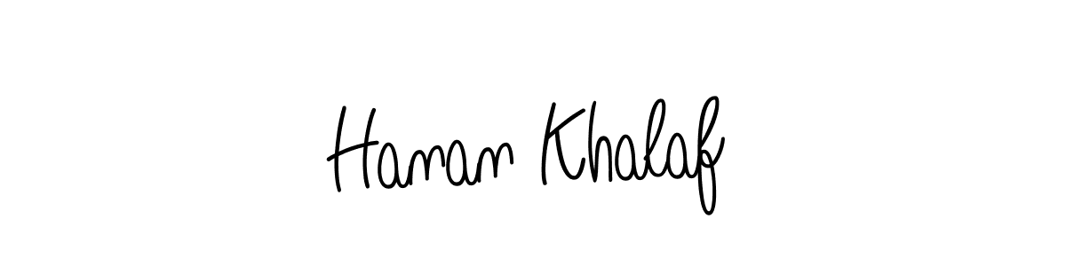 Once you've used our free online signature maker to create your best signature Angelique-Rose-font-FFP style, it's time to enjoy all of the benefits that Hanan Khalaf name signing documents. Hanan Khalaf signature style 5 images and pictures png