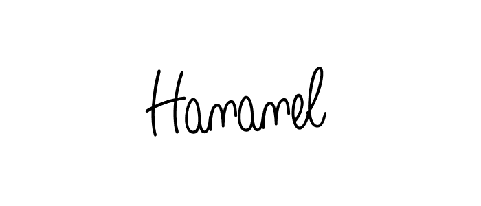 The best way (Angelique-Rose-font-FFP) to make a short signature is to pick only two or three words in your name. The name Hananel include a total of six letters. For converting this name. Hananel signature style 5 images and pictures png