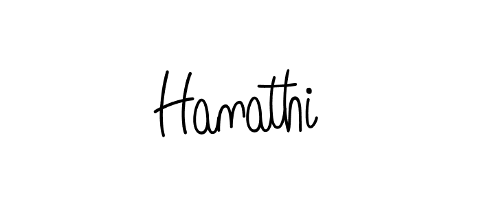 Create a beautiful signature design for name Hanathi. With this signature (Angelique-Rose-font-FFP) fonts, you can make a handwritten signature for free. Hanathi signature style 5 images and pictures png