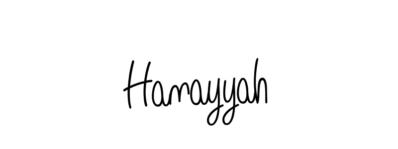 How to Draw Hanayyah signature style? Angelique-Rose-font-FFP is a latest design signature styles for name Hanayyah. Hanayyah signature style 5 images and pictures png