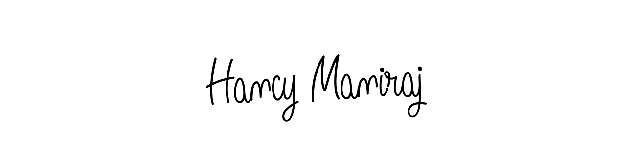 Also You can easily find your signature by using the search form. We will create Hancy Maniraj name handwritten signature images for you free of cost using Angelique-Rose-font-FFP sign style. Hancy Maniraj signature style 5 images and pictures png
