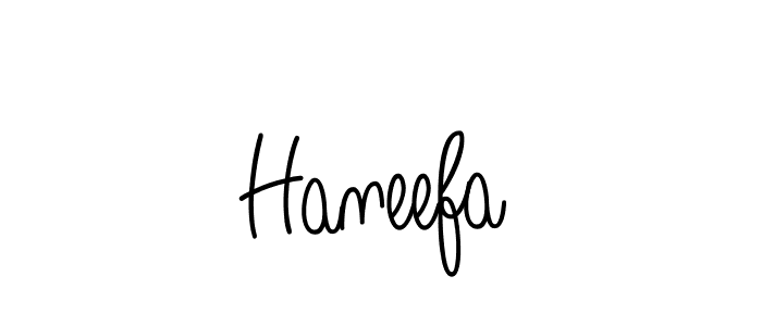 Haneefa stylish signature style. Best Handwritten Sign (Angelique-Rose-font-FFP) for my name. Handwritten Signature Collection Ideas for my name Haneefa. Haneefa signature style 5 images and pictures png