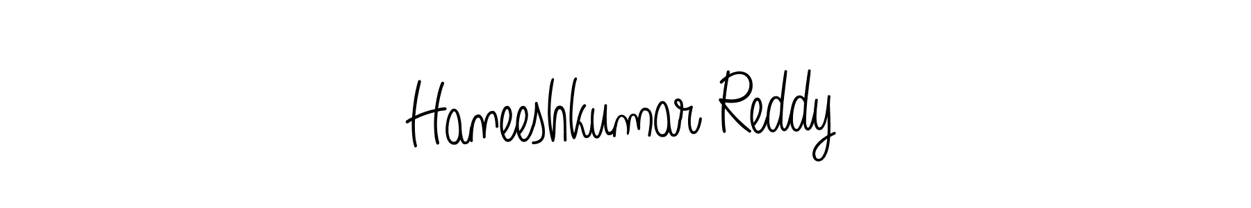 Make a short Haneeshkumar Reddy signature style. Manage your documents anywhere anytime using Angelique-Rose-font-FFP. Create and add eSignatures, submit forms, share and send files easily. Haneeshkumar Reddy signature style 5 images and pictures png