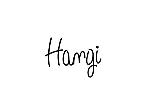 Create a beautiful signature design for name Hangi. With this signature (Angelique-Rose-font-FFP) fonts, you can make a handwritten signature for free. Hangi signature style 5 images and pictures png