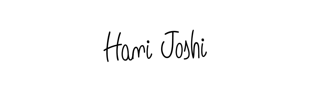 Best and Professional Signature Style for Hani Joshi. Angelique-Rose-font-FFP Best Signature Style Collection. Hani Joshi signature style 5 images and pictures png
