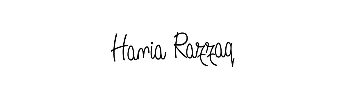 Angelique-Rose-font-FFP is a professional signature style that is perfect for those who want to add a touch of class to their signature. It is also a great choice for those who want to make their signature more unique. Get Hania Razzaq name to fancy signature for free. Hania Razzaq signature style 5 images and pictures png