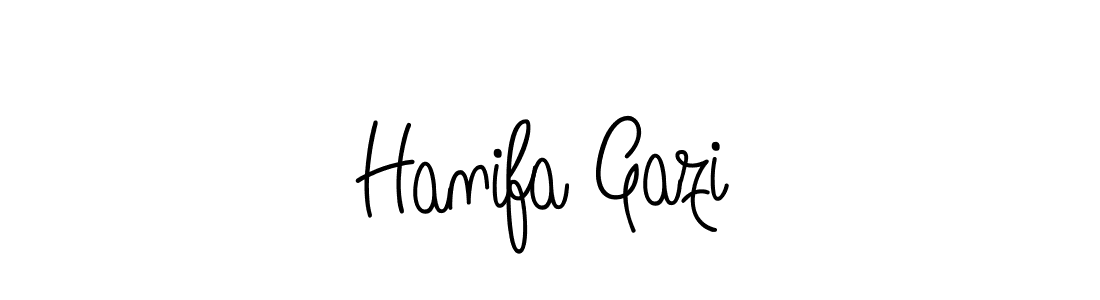 Make a short Hanifa Gazi signature style. Manage your documents anywhere anytime using Angelique-Rose-font-FFP. Create and add eSignatures, submit forms, share and send files easily. Hanifa Gazi signature style 5 images and pictures png