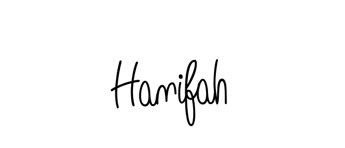 How to Draw Hanifah signature style? Angelique-Rose-font-FFP is a latest design signature styles for name Hanifah. Hanifah signature style 5 images and pictures png