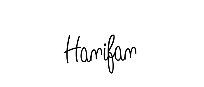 The best way (Angelique-Rose-font-FFP) to make a short signature is to pick only two or three words in your name. The name Hanifan include a total of six letters. For converting this name. Hanifan signature style 5 images and pictures png