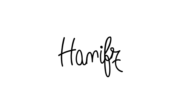 Make a beautiful signature design for name Hanifz. Use this online signature maker to create a handwritten signature for free. Hanifz signature style 5 images and pictures png