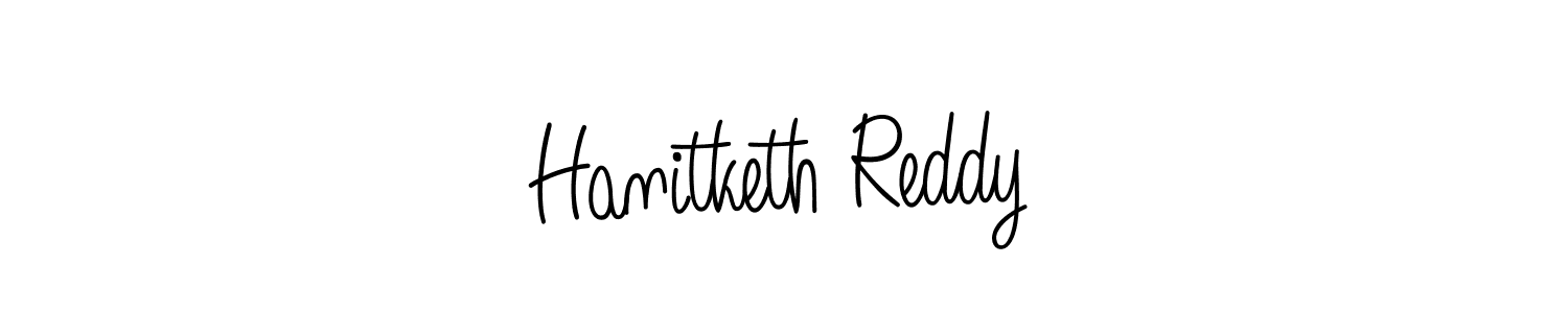 Make a beautiful signature design for name Hanitketh Reddy. Use this online signature maker to create a handwritten signature for free. Hanitketh Reddy signature style 5 images and pictures png