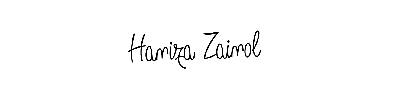 Once you've used our free online signature maker to create your best signature Angelique-Rose-font-FFP style, it's time to enjoy all of the benefits that Haniza Zainol name signing documents. Haniza Zainol signature style 5 images and pictures png