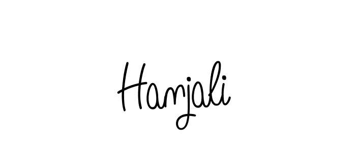 Similarly Angelique-Rose-font-FFP is the best handwritten signature design. Signature creator online .You can use it as an online autograph creator for name Hanjali. Hanjali signature style 5 images and pictures png