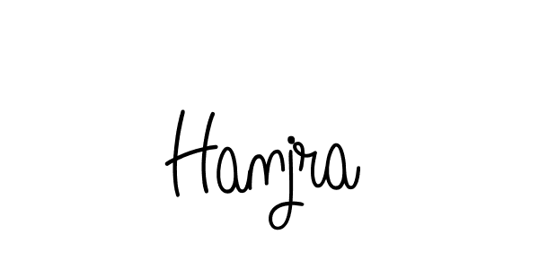 The best way (Angelique-Rose-font-FFP) to make a short signature is to pick only two or three words in your name. The name Hanjra include a total of six letters. For converting this name. Hanjra signature style 5 images and pictures png
