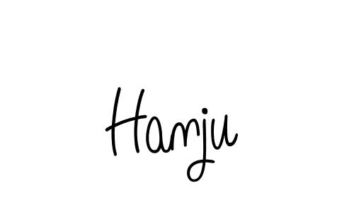 How to Draw Hanju signature style? Angelique-Rose-font-FFP is a latest design signature styles for name Hanju. Hanju signature style 5 images and pictures png