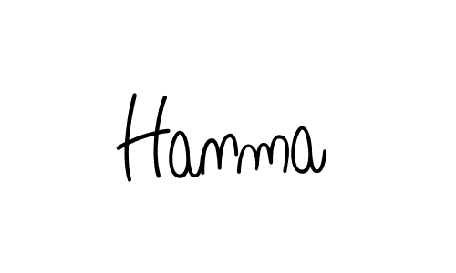 How to make Hanma name signature. Use Angelique-Rose-font-FFP style for creating short signs online. This is the latest handwritten sign. Hanma signature style 5 images and pictures png