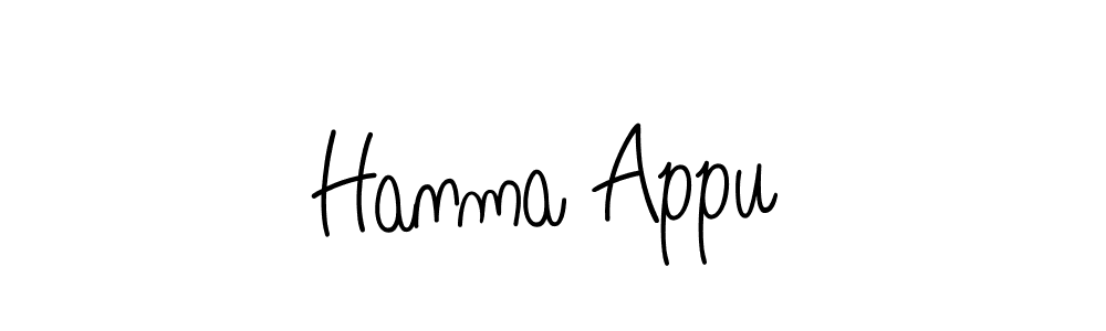 Check out images of Autograph of Hanma Appu name. Actor Hanma Appu Signature Style. Angelique-Rose-font-FFP is a professional sign style online. Hanma Appu signature style 5 images and pictures png
