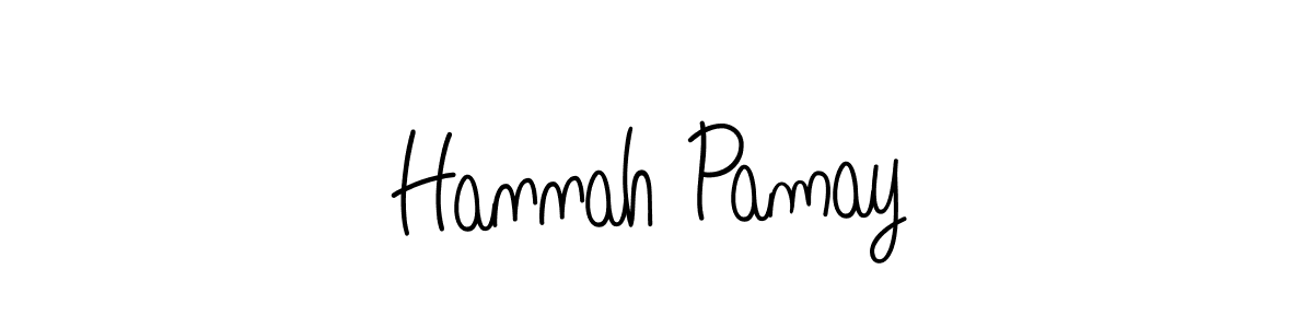 Similarly Angelique-Rose-font-FFP is the best handwritten signature design. Signature creator online .You can use it as an online autograph creator for name Hannah Pamay. Hannah Pamay signature style 5 images and pictures png