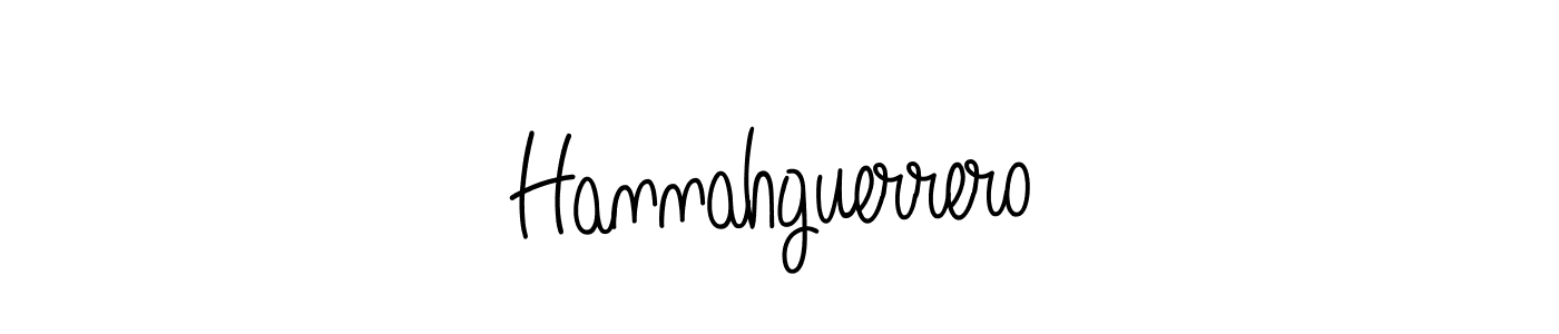 How to Draw Hannahguerrero signature style? Angelique-Rose-font-FFP is a latest design signature styles for name Hannahguerrero. Hannahguerrero signature style 5 images and pictures png