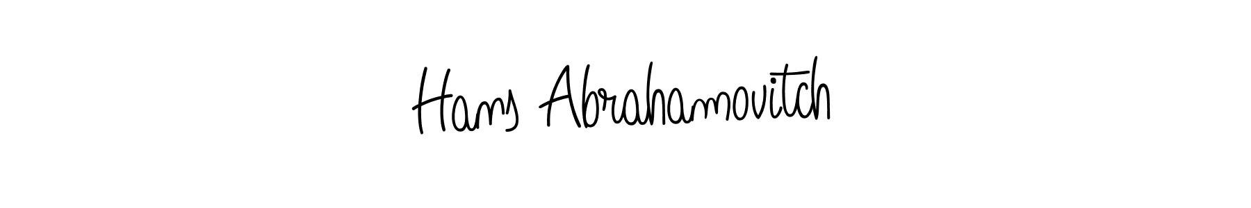 How to make Hans Abrahamovitch signature? Angelique-Rose-font-FFP is a professional autograph style. Create handwritten signature for Hans Abrahamovitch name. Hans Abrahamovitch signature style 5 images and pictures png