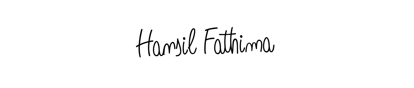 This is the best signature style for the Hansil Fathima name. Also you like these signature font (Angelique-Rose-font-FFP). Mix name signature. Hansil Fathima signature style 5 images and pictures png