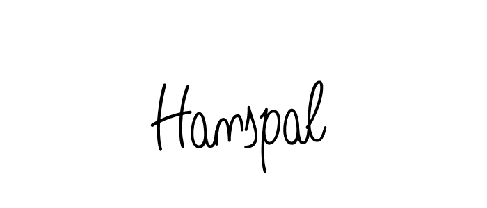 Also we have Hanspal name is the best signature style. Create professional handwritten signature collection using Angelique-Rose-font-FFP autograph style. Hanspal signature style 5 images and pictures png